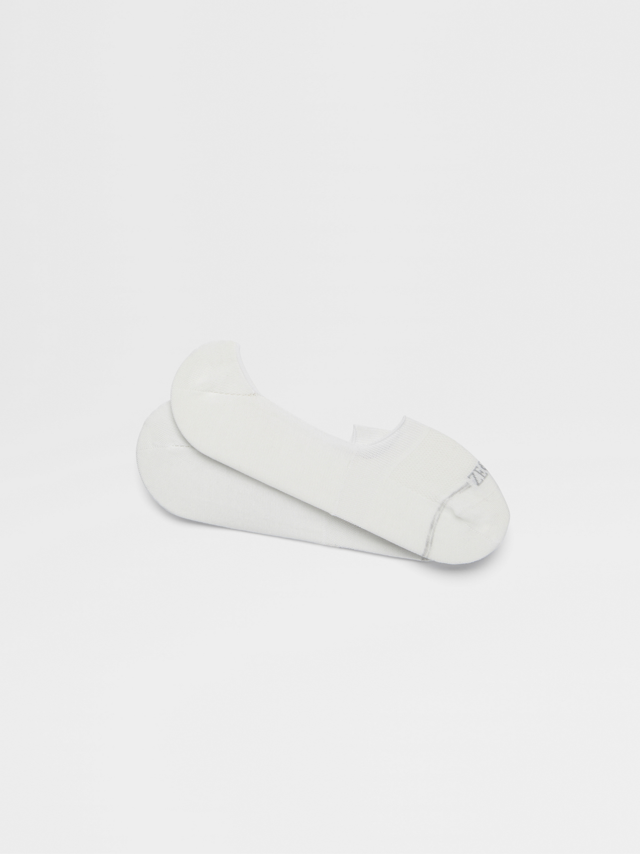 White Cotton Blend Socks